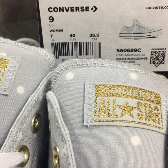 Converse CTAS MADISON OX pure platinum/gold/white - Picture 8 of 8